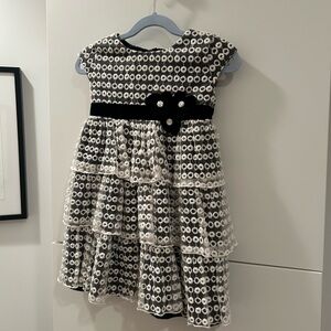 Isobella & Chloe Black & White Dress 4T